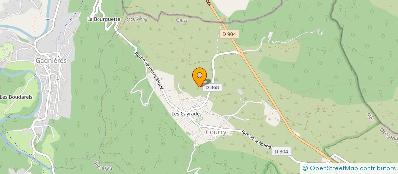 localisation de l'entreprise MONSIEUR ARNAUD WUEST  COURRY