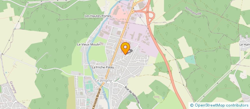 localisation de l'entreprise MONSIEUR ARNAUD WULLEN à GRAVIGNY