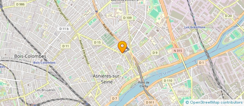 localisation de l'entreprise MONSIEUR ARNAUD YEHOUESSI à ASNIERES-SUR-SEINE