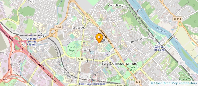 localisation de l'entreprise MONSIEUR ARNAUD YEKPE à EVRY-COURCOURONNES