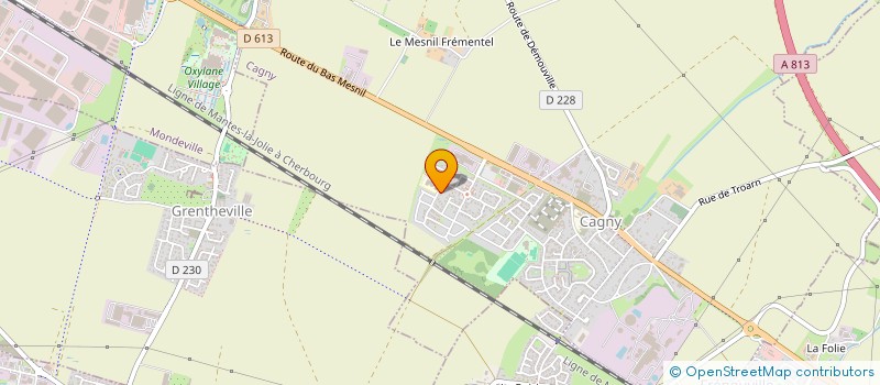 localisation de l'entreprise MONSIEUR ARNAUD YVES CLAUDE LOONES  CAGNY