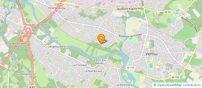 localisation de l'entreprise MONSIEUR ARNAUD ZALTZMAN à VERTOU
