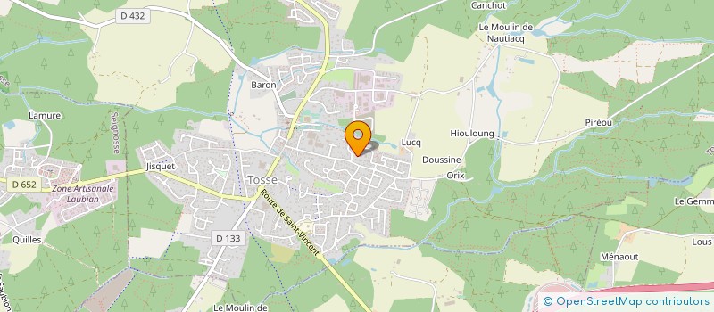 localisation de l'entreprise MONSIEUR ARNAUD ZAMORA  TOSSE