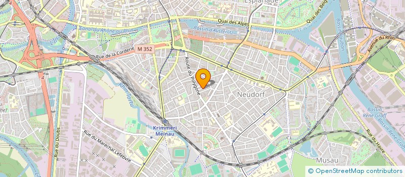 localisation de l'entreprise MONSIEUR ARNAUD ZEYSSOLFF à STRASBOURG
