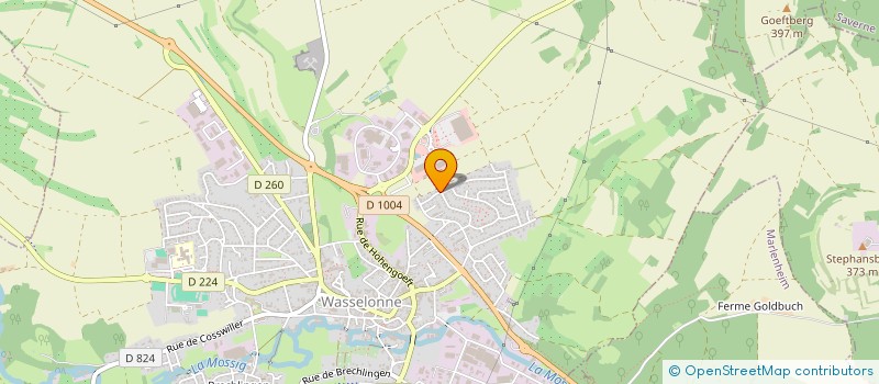 localisation de l'entreprise MONSIEUR ARNAUD ZIRNHELT  WASSELONNE