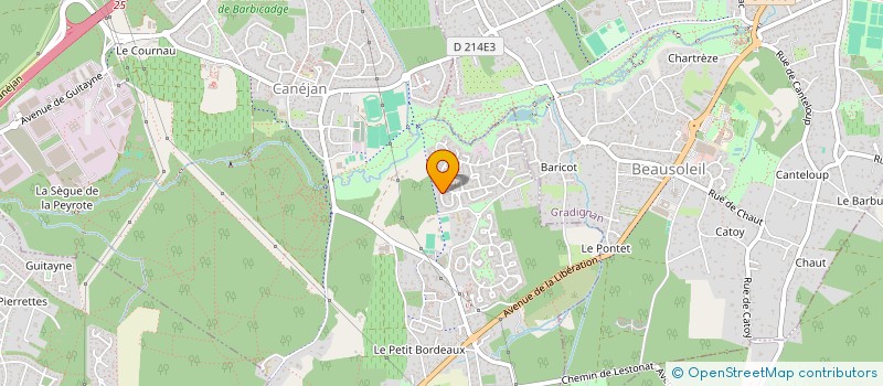 localisation de l'entreprise MONSIEUR ARNAUD ZOUBIR à CANEJAN