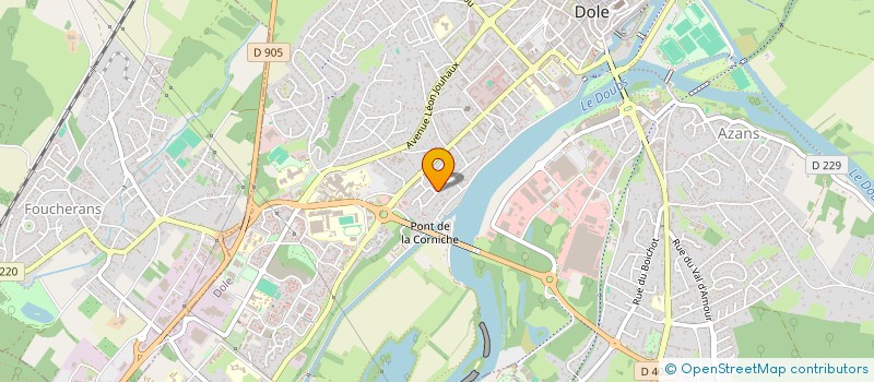 localisation de l'entreprise MONSIEUR ARNAUD ZOUGOU à DOLE