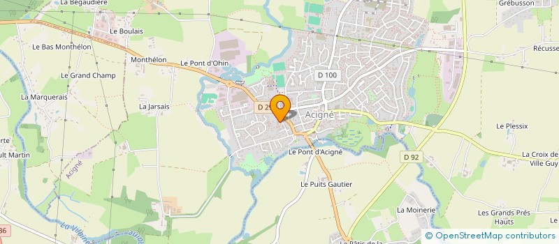 localisation de l'entreprise MONSIEUR ARNAUD ZULIANI  ACIGNE