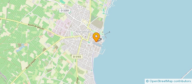 localisation de l'entreprise MONSIEUR ARNAULD BERANGER à MARSEILLAN