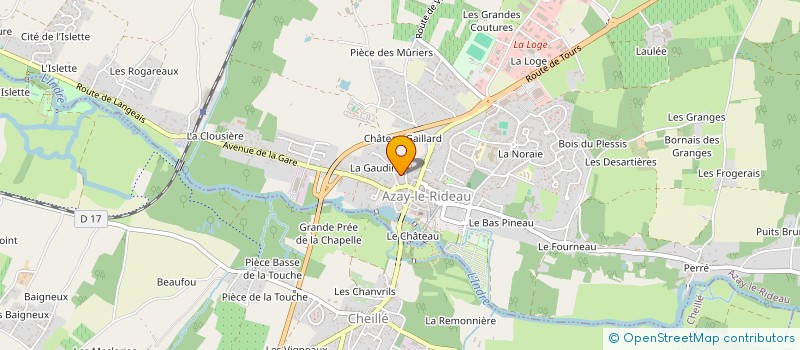 localisation de l'entreprise MONSIEUR ARNAULD BERG  AZAY-LE-RIDEAU