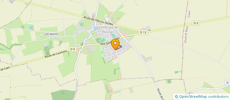 localisation de l'entreprise MONSIEUR ARNAULD CHIRON  FONTENAY-LE-PESNEL