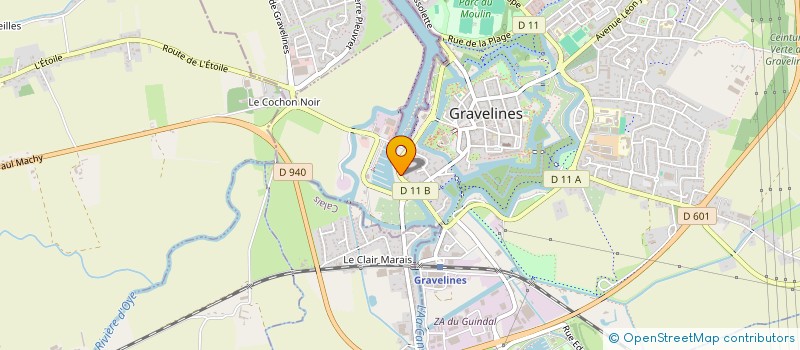 localisation de l'entreprise MONSIEUR ARNAULD DAULLET à GRAVELINES