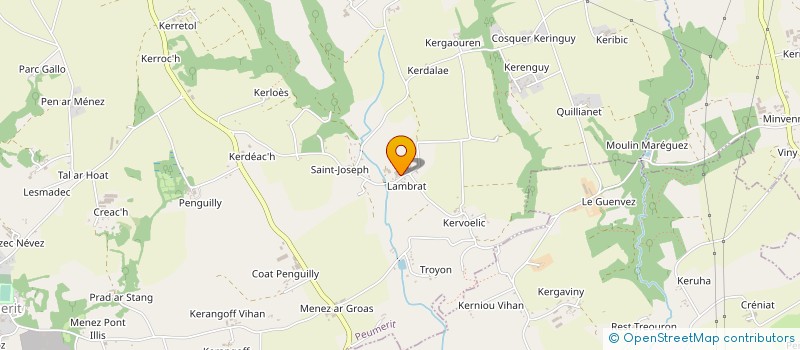 localisation de l'entreprise MONSIEUR ARNAULD GENTRIC  PEUMERIT