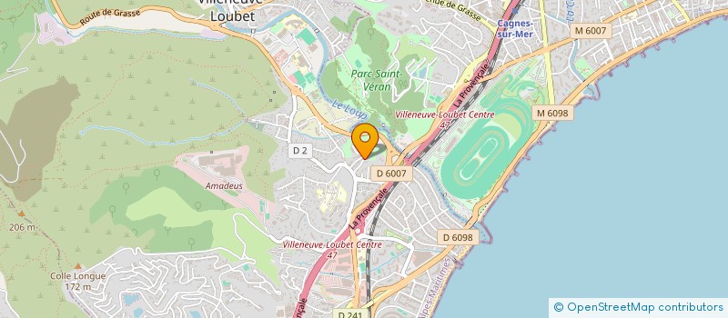 localisation de l'entreprise MONSIEUR ARNAULD GIOVAGNINI à VILLENEUVE-LOUBET