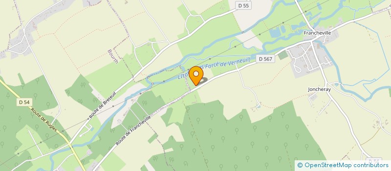 localisation de l'entreprise MONSIEUR ARNAULD LEGALL  VERNEUIL D'AVRE ET D'ITON