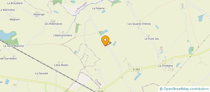 localisation de l'entreprise MONSIEUR ARNAULD LUCAS  SAINT-CHRISTOPHE-DU-BOIS