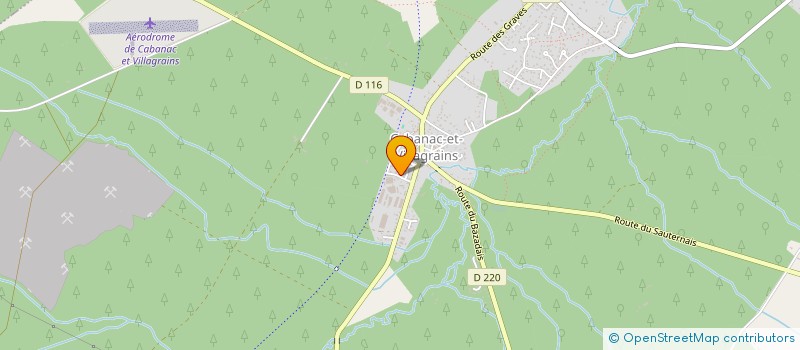 localisation de l'entreprise MONSIEUR ARNAULD MARTIN  CABANAC-ET-VILLAGRAINS