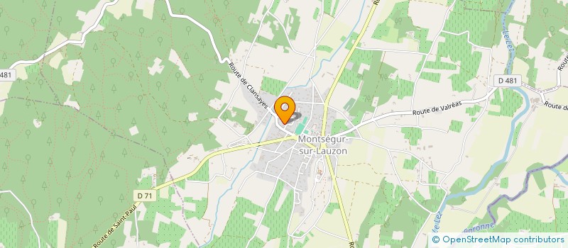 localisation de l'entreprise MONSIEUR ARNAULD ROYER  MONTSEGUR-SUR-LAUZON