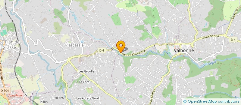 localisation de l'entreprise MONSIEUR ARNAULD SANDER  CHATEAUNEUF-GRASSE