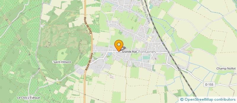 localisation de l'entreprise MONSIEUR ARNAULT CASSINA  FONTAINES