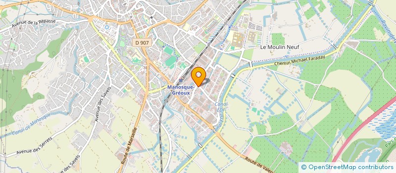 localisation de l'entreprise MONSIEUR ARNAULT CHAPUIS à MANOSQUE
