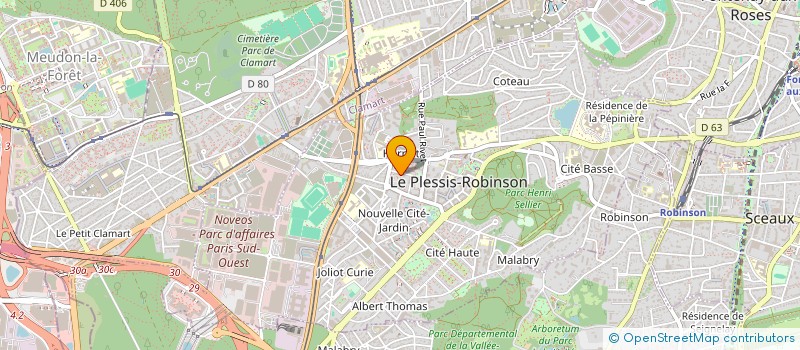 localisation de l'entreprise MONSIEUR ARNAULT DUBOIS à LE PLESSIS-ROBINSON
