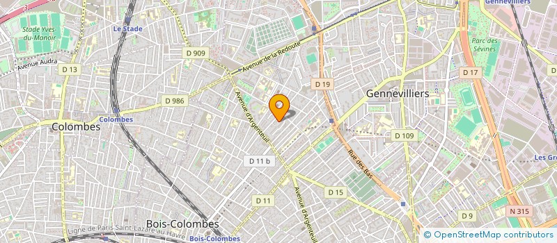 localisation de l'entreprise MONSIEUR ARNAULT MARTIN à ASNIERES-SUR-SEINE