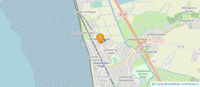 localisation de l'entreprise MONSIEUR ARNAULT SERRIERE à CHATELAILLON-PLAGE