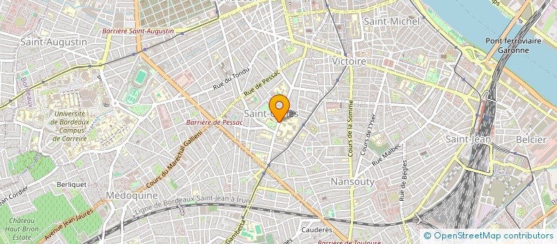 localisation de l'entreprise MONSIEUR ARNAULT TRETON DE VAUJUAS DE LANGLAN à BORDEAUX