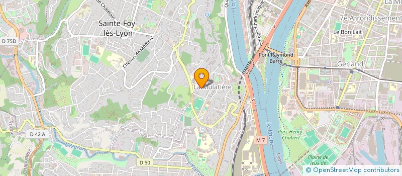 localisation de l'entreprise MONSIEUR ARNAULT VERDIER  LA MULATIERE