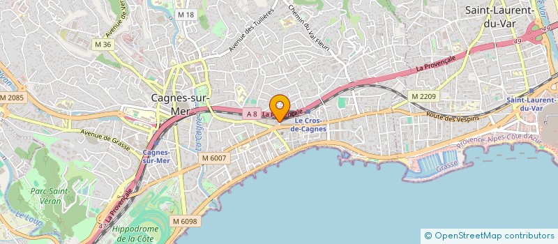 localisation de l'entreprise MONSIEUR ARNEL TOLENTINO  CAGNES-SUR-MER