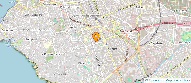 localisation de l'entreprise MONSIEUR ARNO AZOULAI  MARSEILLE