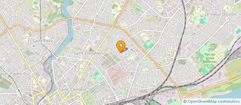 localisation de l'entreprise MONSIEUR ARNO BAUDU à NANTES