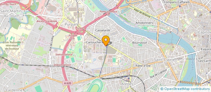 localisation de l'entreprise MONSIEUR ARNO BIARD  TOULOUSE