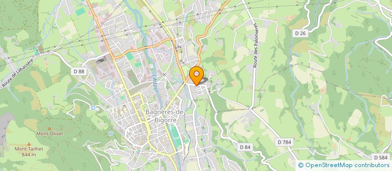 localisation de l'entreprise MONSIEUR ARNO CATHELAIN  BAGNERES-DE-BIGORRE