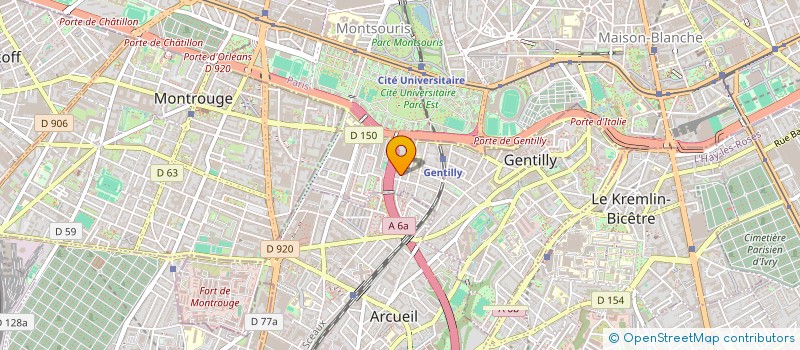 localisation de l'entreprise MONSIEUR ARNO DE GAINZA  GENTILLY