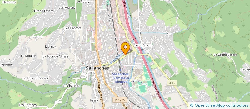 localisation de l'entreprise MONSIEUR ARNO LE GUELLEC à SALLANCHES