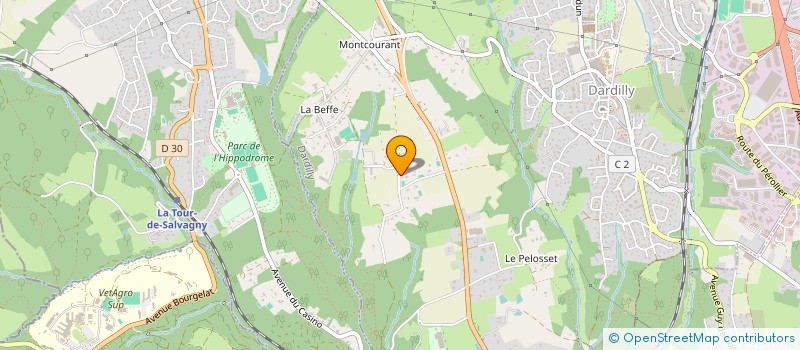 localisation de l'entreprise MONSIEUR ARNO SEREF  DARDILLY