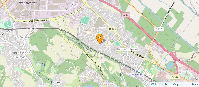 localisation de l'entreprise MONSIEUR ARNO TIELEMANS à LA VERPILLIERE