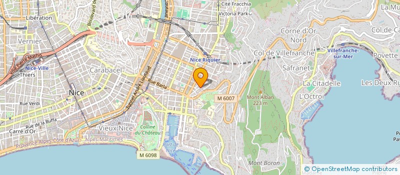 localisation de l'entreprise MONSIEUR ARNOLD BUCCHIONI à NICE