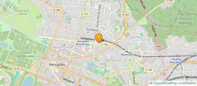 localisation de l'entreprise MONSIEUR ARNOLD CAREYRON à VERSAILLES