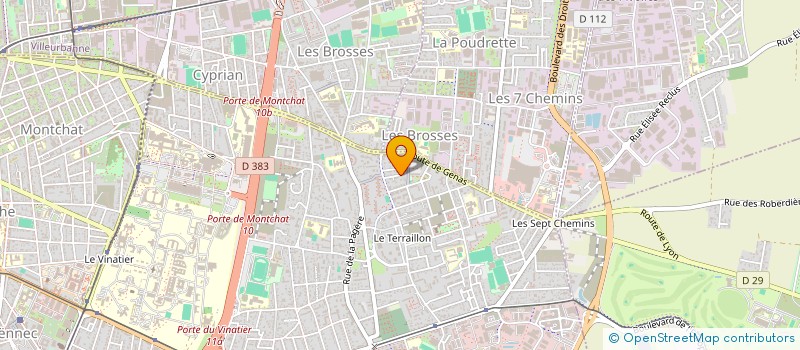 localisation de l'entreprise MONSIEUR ARNOLD DE MEDEIROS à BRON