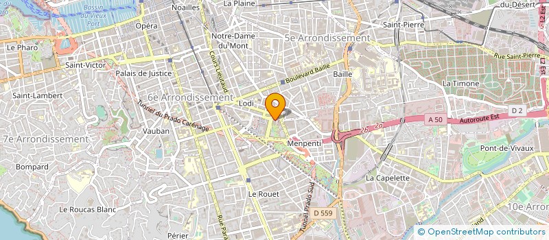 localisation de l'entreprise MONSIEUR ARNOLD DISTANTI à MARSEILLE