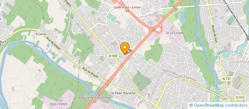 localisation de l'entreprise MONSIEUR ARNOLD DOLIMONT  SAINT-YRIEIX-SUR-CHARENTE