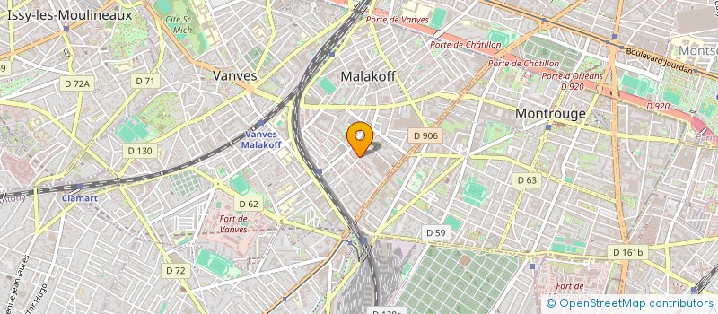 localisation de l'entreprise MONSIEUR ARNOLD DZERBIS  MALAKOFF