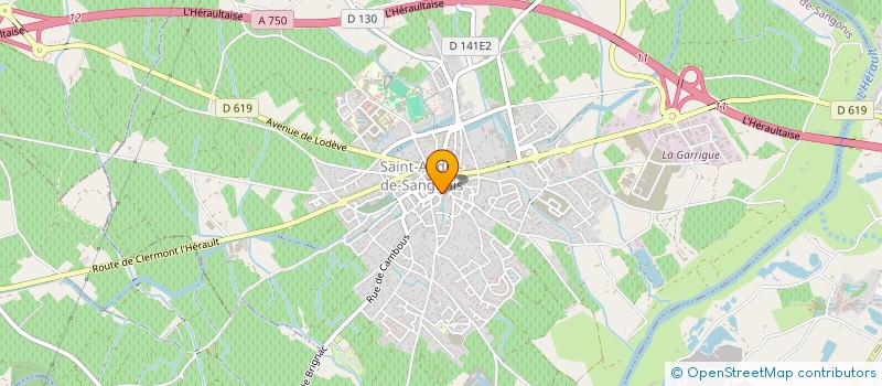 localisation de l'entreprise MONSIEUR ARNOLD FERNANDEZ  SAINT-ANDRE-DE-SANGONIS