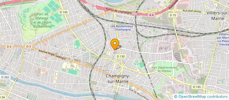 localisation de l'entreprise MONSIEUR ARNOLD-FRANCOIS NTONE KONGO  CHAMPIGNY-SUR-MARNE