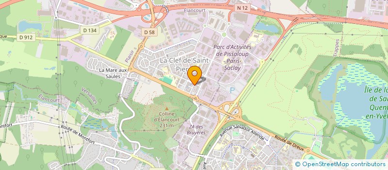 localisation de l'entreprise MONSIEUR ARNOLD GUETO  ELANCOURT