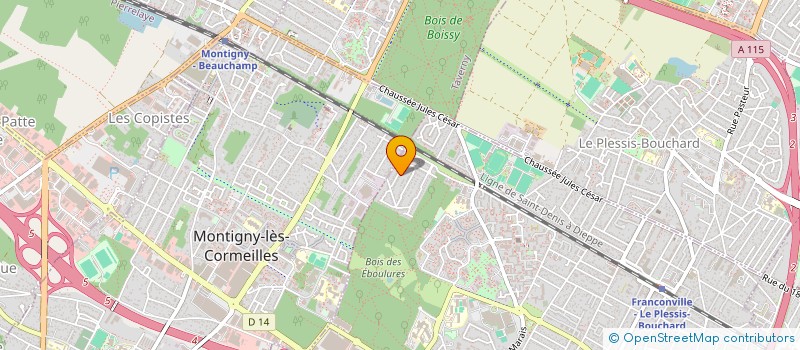 localisation de l'entreprise MONSIEUR ARNOLD HAMON  FRANCONVILLE