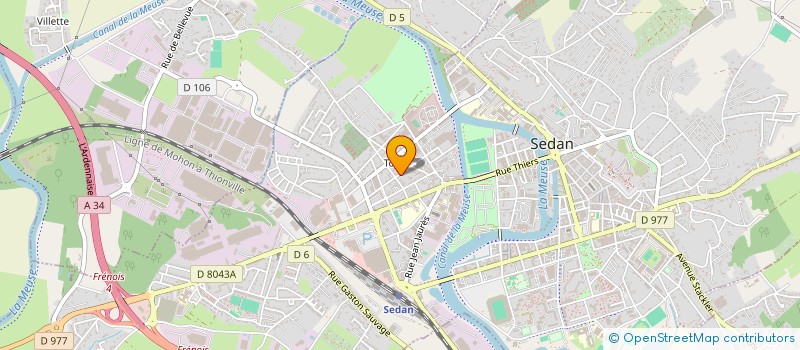 localisation de l'entreprise MONSIEUR ARNOLD LAPASIN  SEDAN